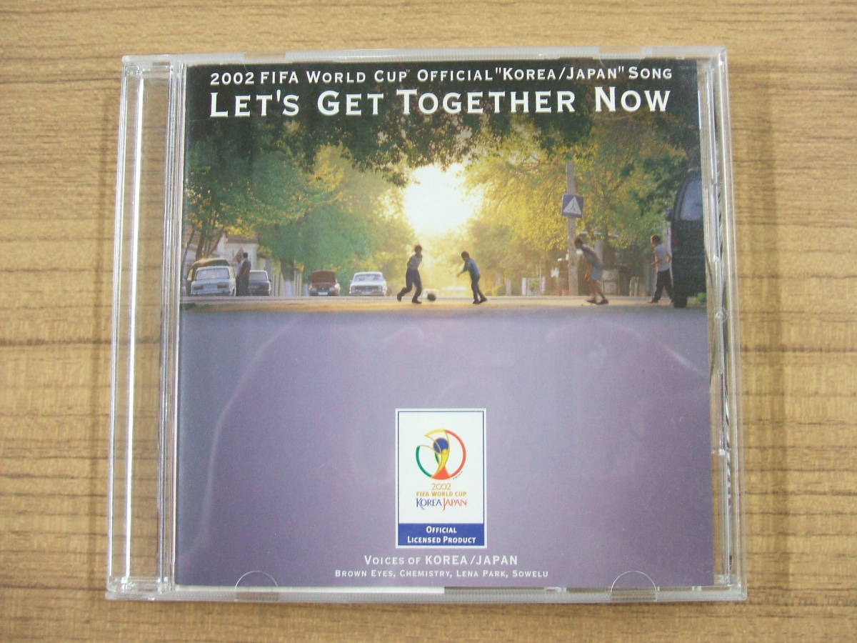 2002 FIFA ワールドカップ[コリア・ジャパン]公式テーマソング　「LET'S GET TOGETHER NOW」　CD　帯付き_画像1