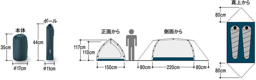 ムーンライトテント 2型 LTN ライトタン mont bell モンベル テント