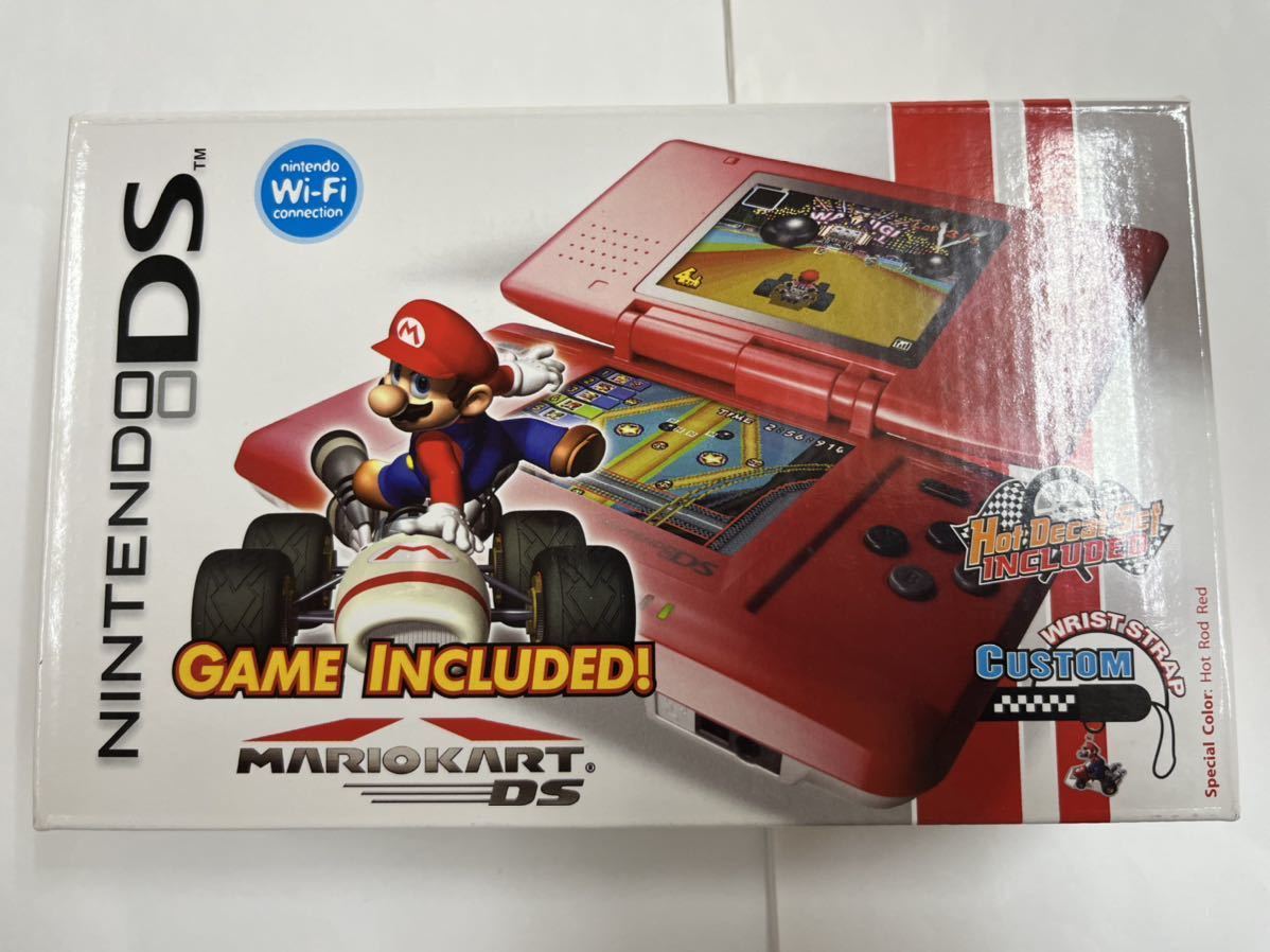 北米版 海外版 Nintendo DS 本体 ホットロッドレッドカラー