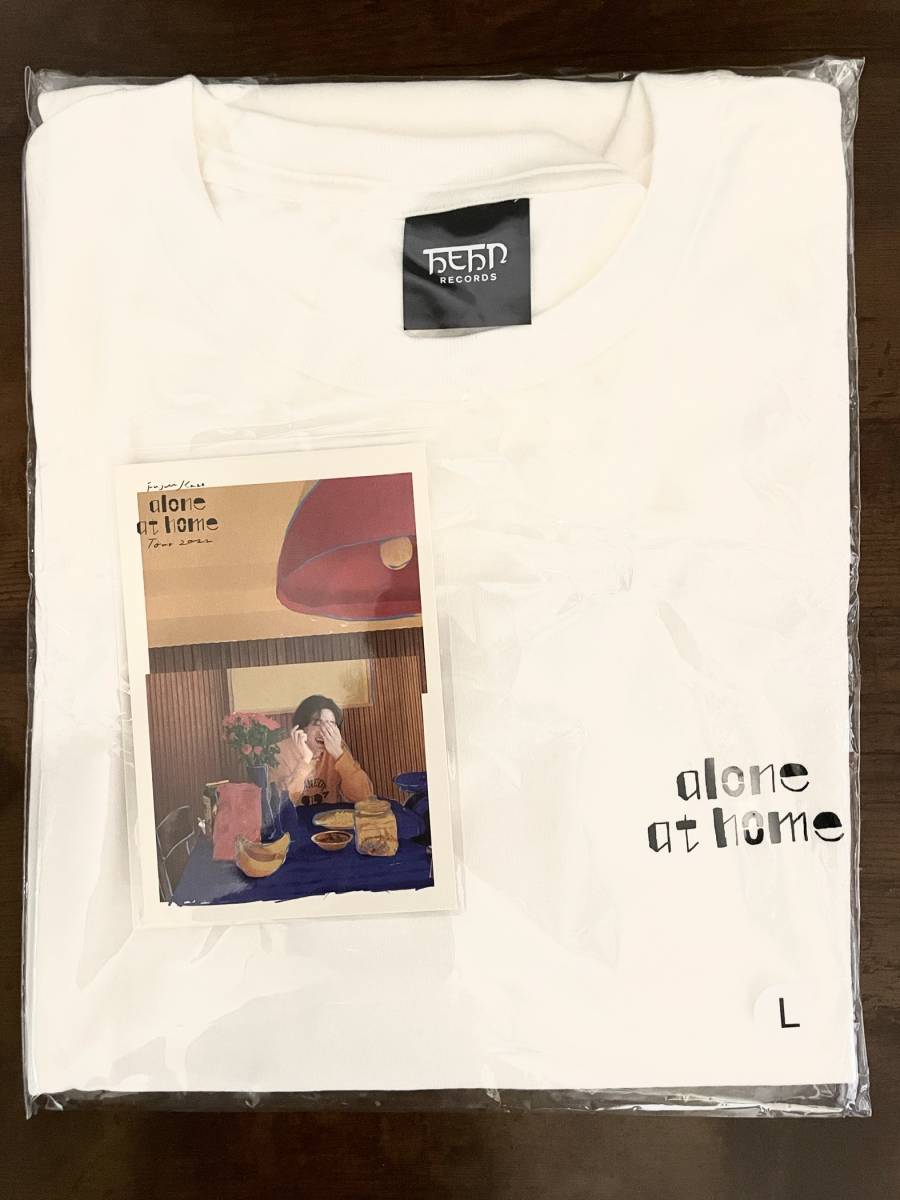 [新品未開封] 藤井風 alone at home ツアーTシャツ Lサイズ ポストカード