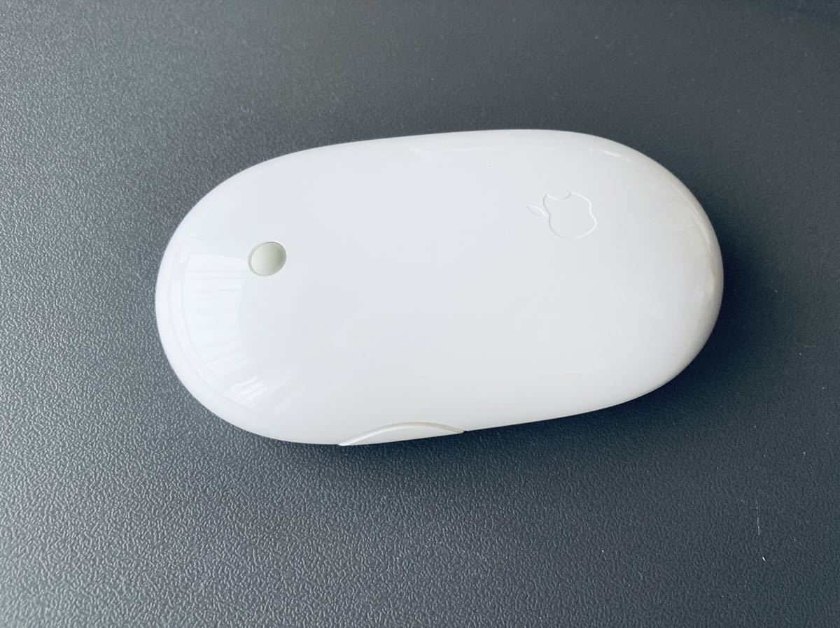 【中古稼働品】Apple Wireless Mighty Mouse A1197 アップル ワイヤレスマイティマウス MacOSⅩ&iPad OS14確認済