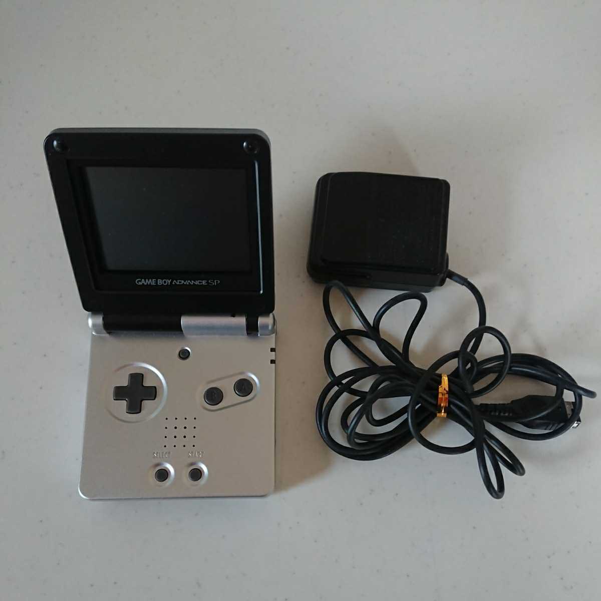 激レア 北米版 GBA ゲームボーイアドバンスSP 本体 AGS-001 プラチナ