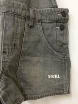 бесплатная доставка комбинезон X-girl X-girl размер 2 шорты низ брюки Denim джинсы 