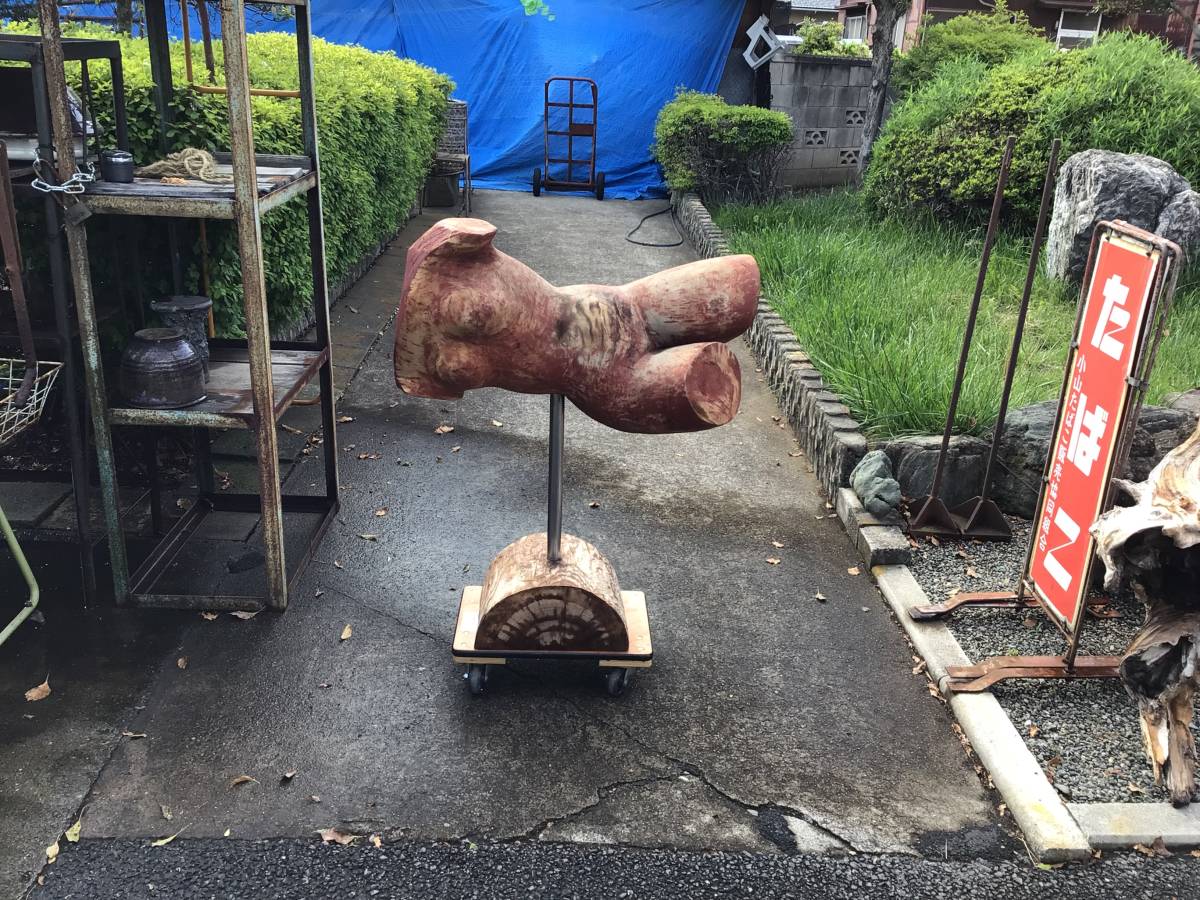 商店 神林學 トルソー 粘土 彫刻 オブジェ 2000年 小田原菜の花にて