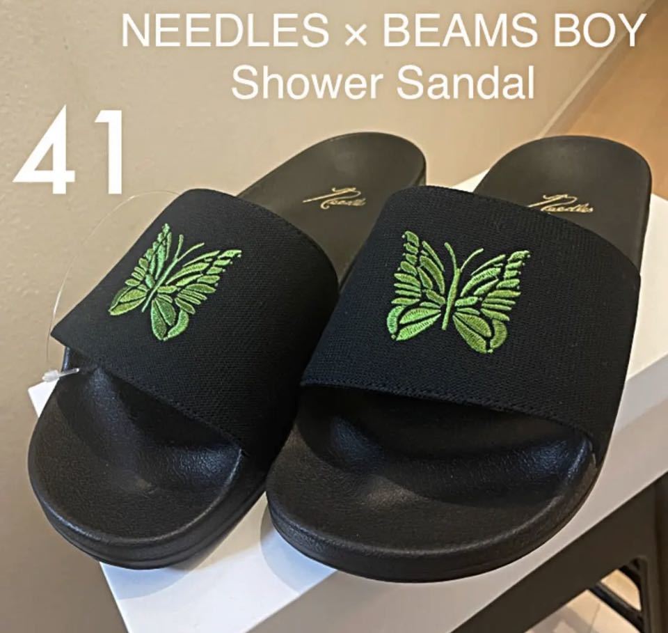 NEEDLES × BEAMS BOY Shower Sandal ニードルス ビームスボーイ シャワーサンダル 別注 41サイズ  www.pa-kotabumi.go.id