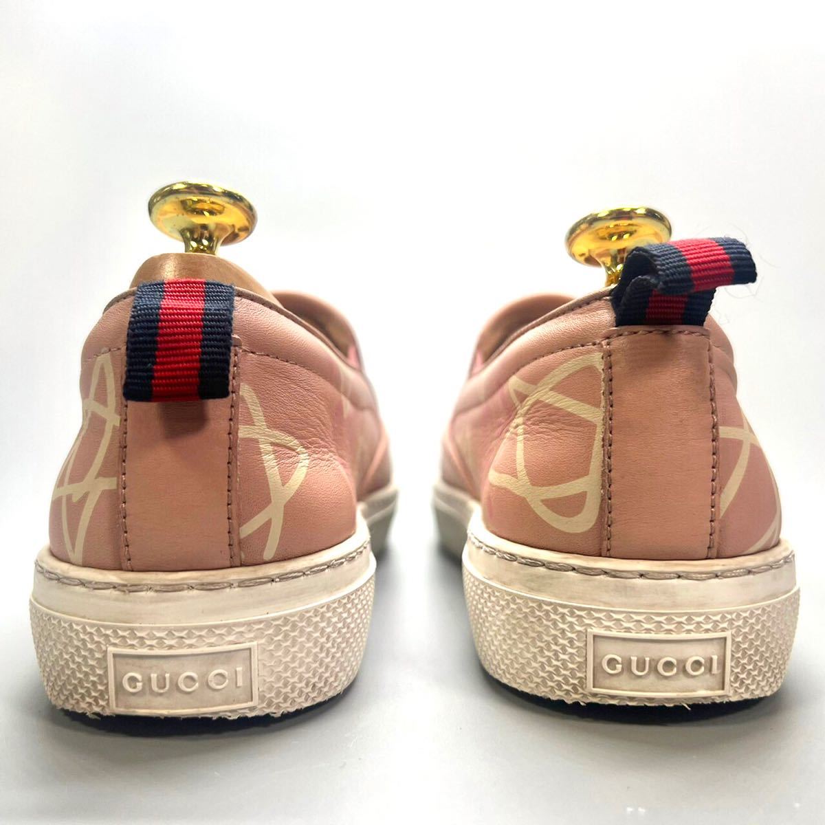 GUCCI グッチ ゴースト スリッポン スニーカー GG柄 37 1/2 23.5〜24cm