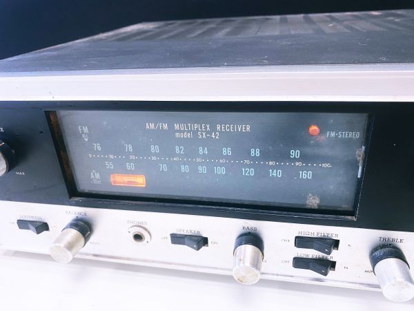 オーディオ】PIONEER パイオニア SX-42 AM/FM MULTIPLEX オーディオ】PIONEER パイオニア SX-42 AM/FM MULTIPLEX