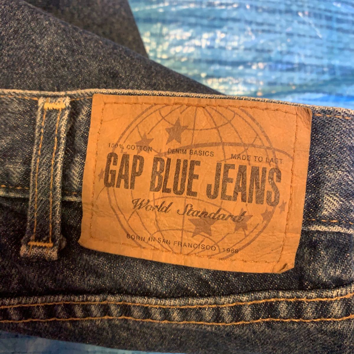 デニム61】OLD GAP BLUE JEANS オールド ギャップ スタンダード フィット /デニムパンツ ジーンズ ジーパン|PayPayフリマ Old Gap Blue Jeans Original Fit 32インチ