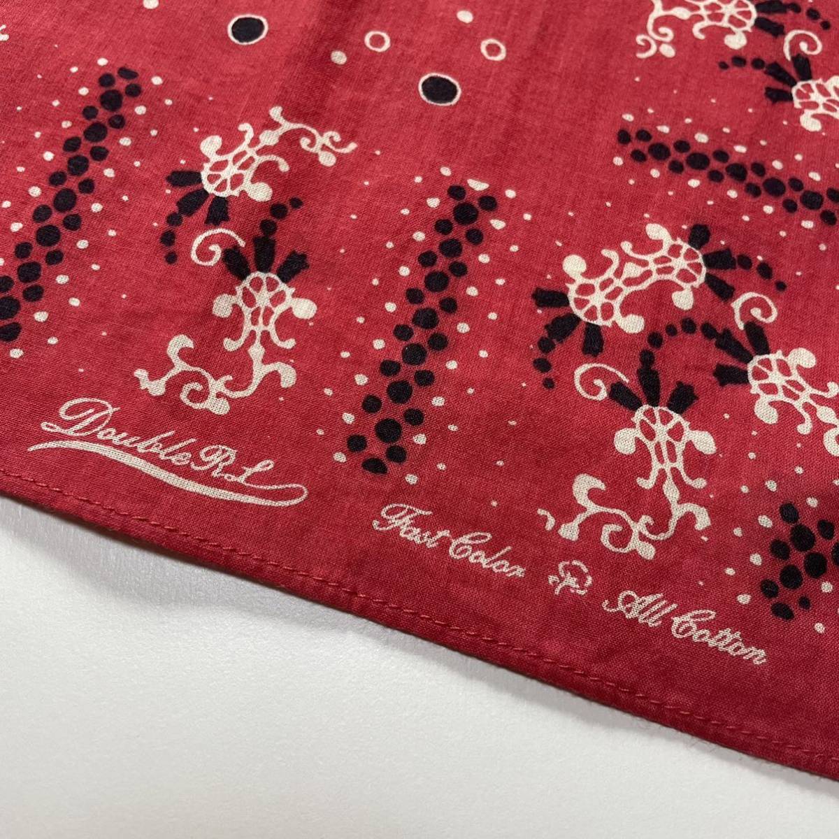 ベッカム着用】RRL “Cotton Paisley Scarf” スカーフ バンダナ