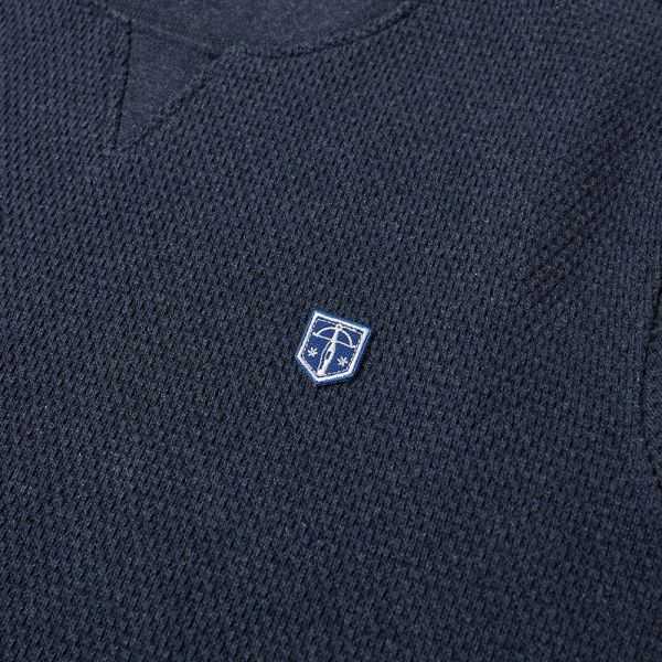 シーサー Schiesser スウェット walter waffle crew sweat トレーナー 綿 100％ サイズ S 48 日本サイズ S～M 新品 サマーニット 送料無料_画像4