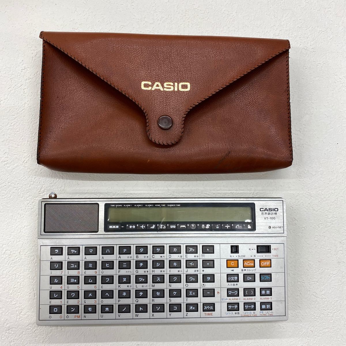 カシオ CASIO 音声翻訳機 VT100 ジャンク品 昭和レトロ(電化製品 
