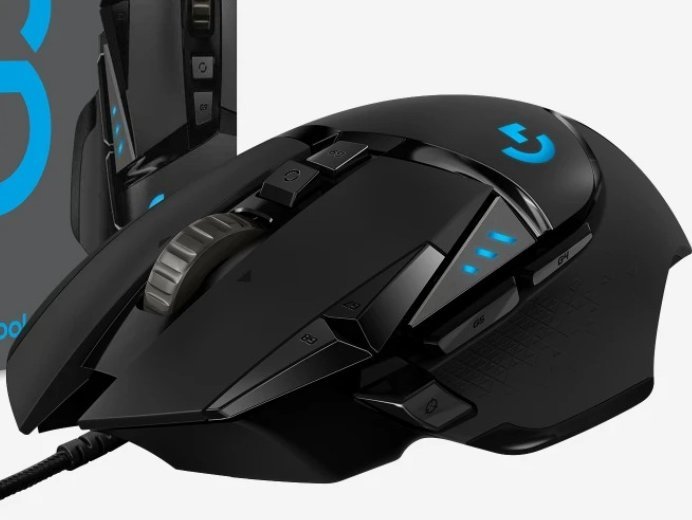 使用少『 G502 』ロジクール ゲーミングマウス 11個ボタン ヒーロー Logicool HERO Gaming Mouse G502RGBhr Logitechロジテック　_画像1