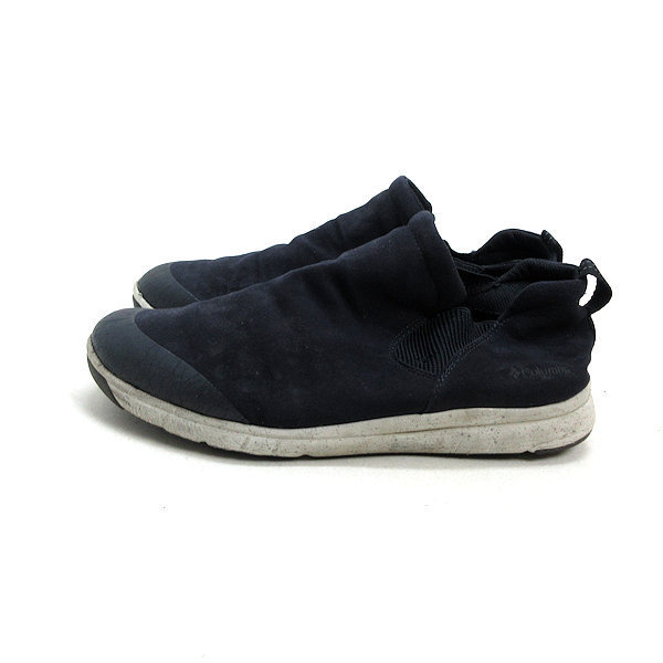 k#[28cm] Colombia /Columbia side-gore slip-on shoes shoes / suede style / navy blue /MENS#93[ used ]