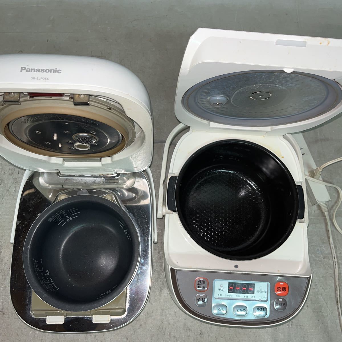 ジャンク品】Panasonic 可変圧力IHジャー炊飯器SR-SJP056-w.2016年製