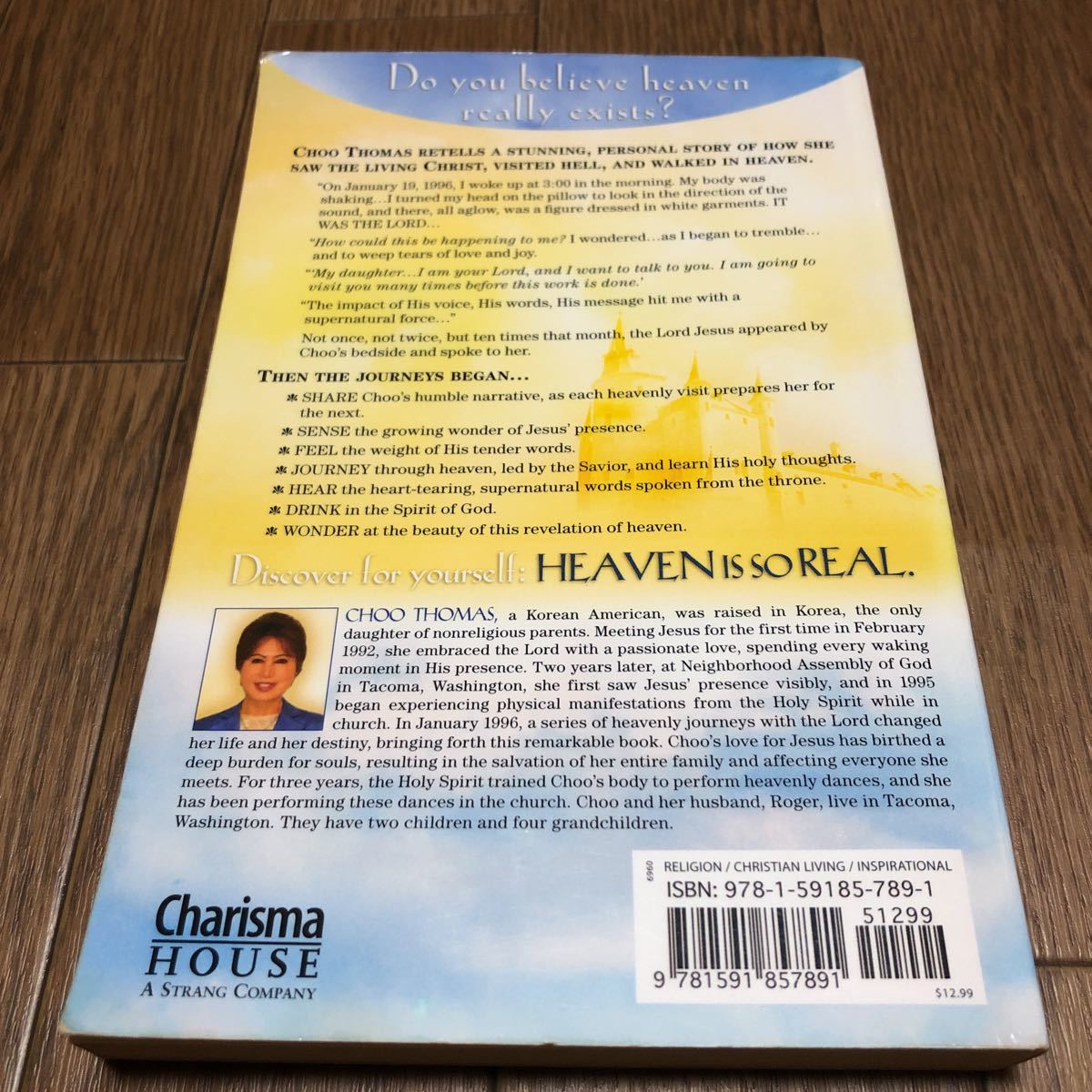 HEAVEN IS SO REAL CHOO THOMAS CHARISMA HOUSE FOREWORD BY YONGGI CHO チョー・ヨンギ推薦 キリスト教 死後の世界_画像2