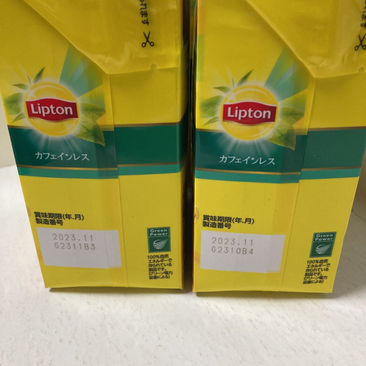 リプトン　カフェインレスティー　20袋×4箱　オリジナルブレンド　紅茶