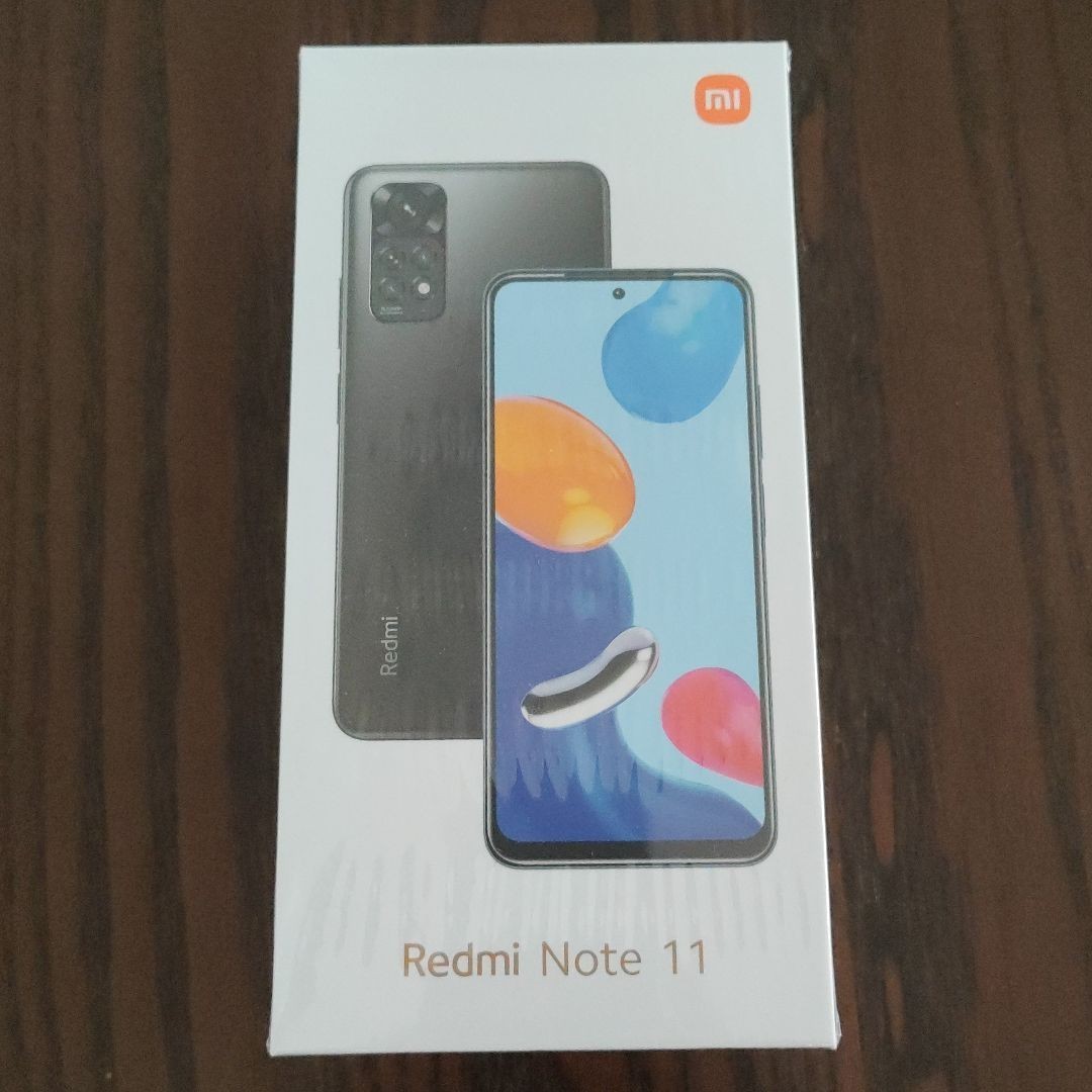 人気沸騰ブラドン 新品未使用□ Xiaomi Redmi Note 11 グラファイト 品質重視 11(綺麗さん専用) Xiaomi redmi Note スマートフォン本体