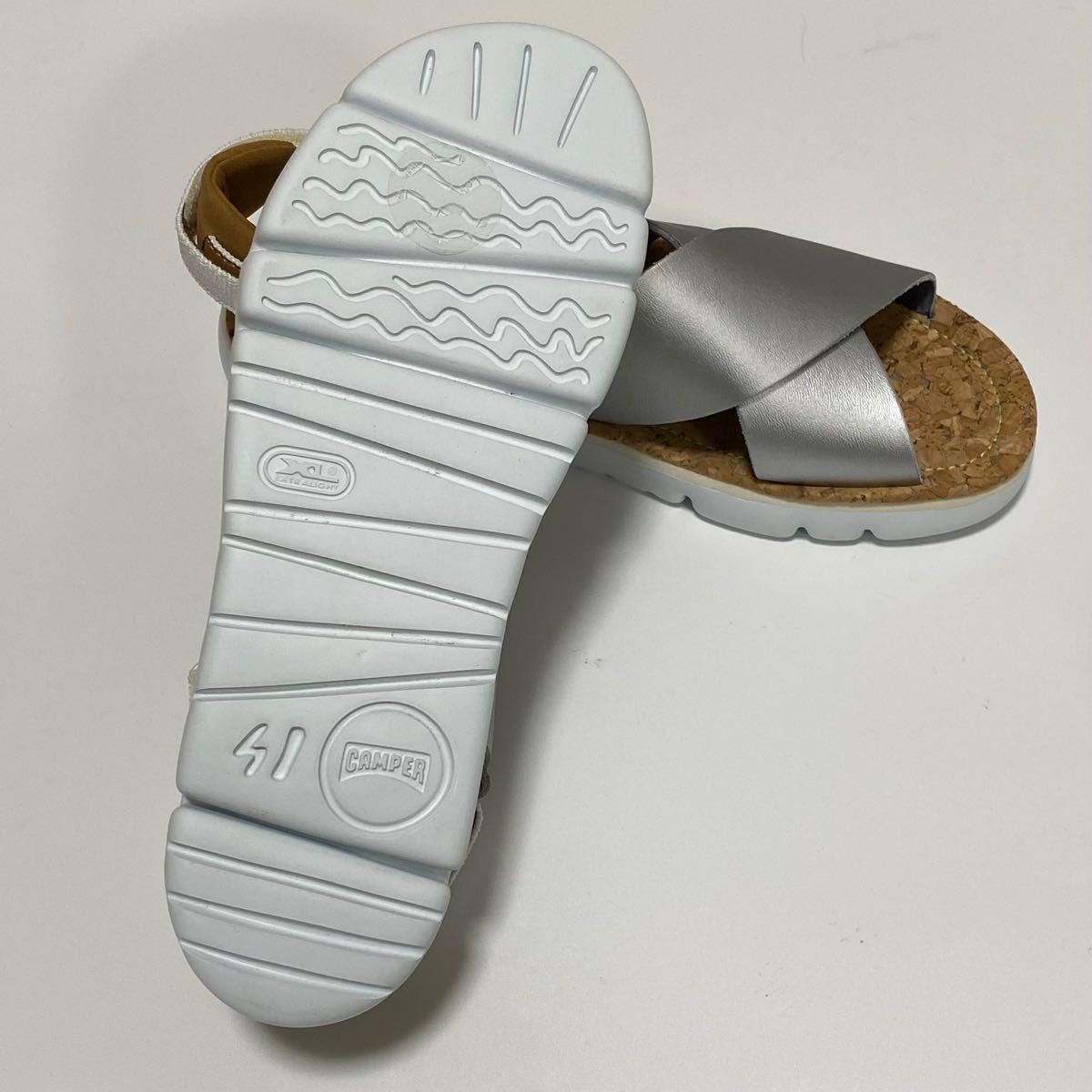 新品 Camper Oruga カンペール サンダル シルバー 40 | contifarma.pe