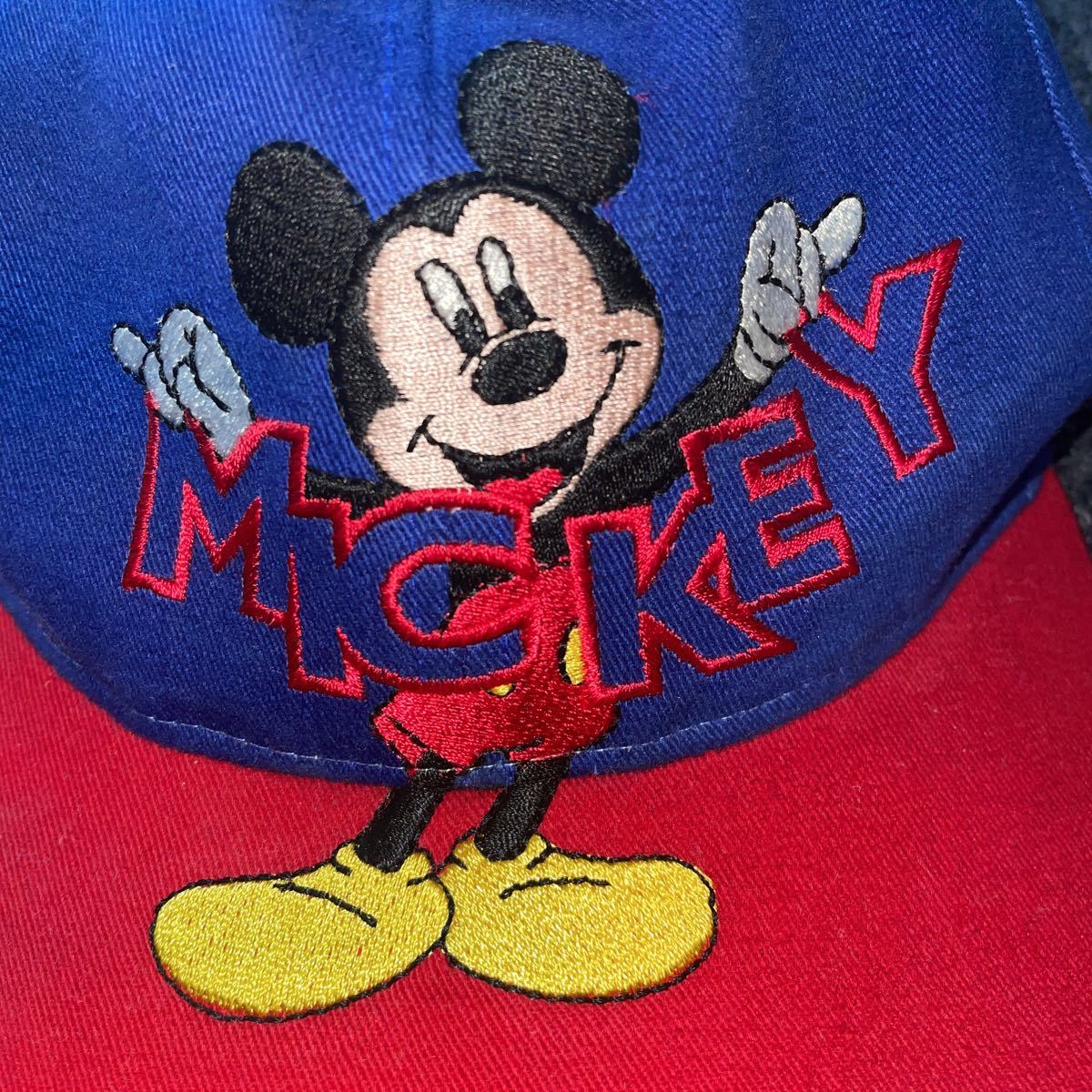 90s ミッキーマウス　Mickey キャップ キャップ帽子 ヴィンテージ_画像4