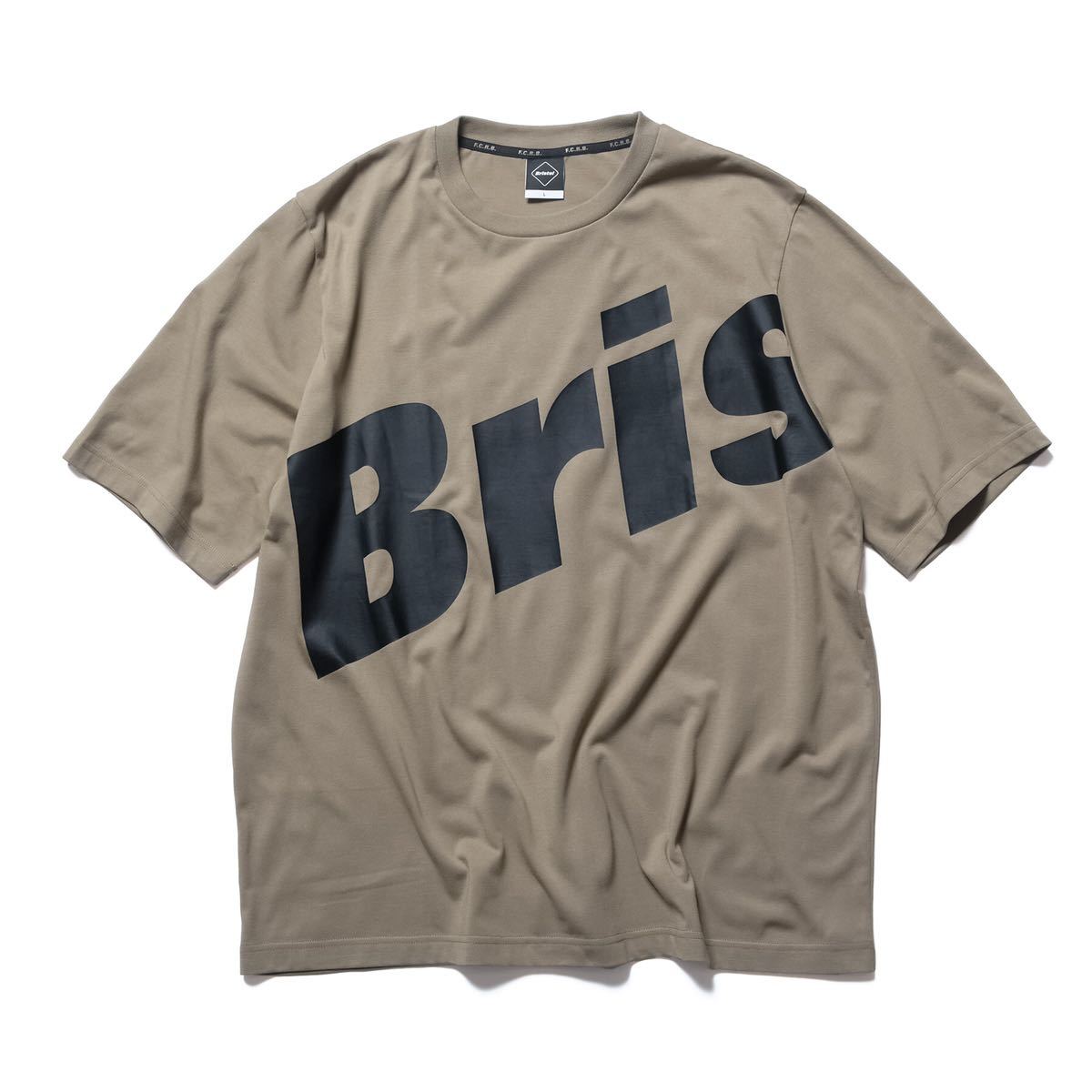 新版 ブリストル F.C.R.B. SOPHNET SOPH BEIGE TEE LOGO BRIS BIG FIT RELAX 22SS FCRB  送料無料 新品 L BRISTOL Tシャツ Bristol F.C.Real - 半袖