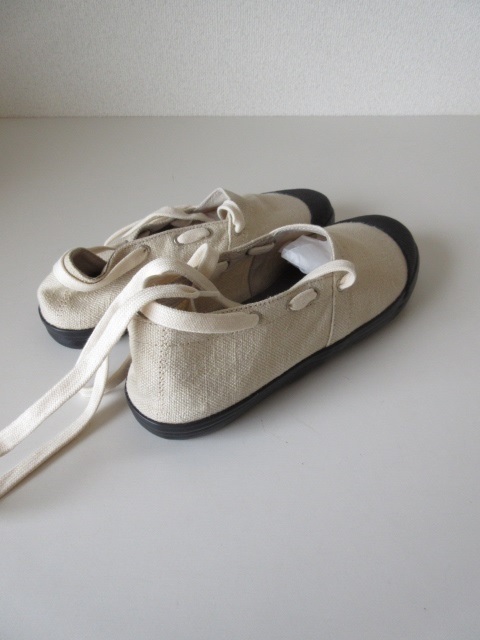  unused 2021SS REPRODUCTION OF FOUND /li production obfaundoFRENCH MILITARY ESPADRILLES NATURAL 38/25.0 * shoes 