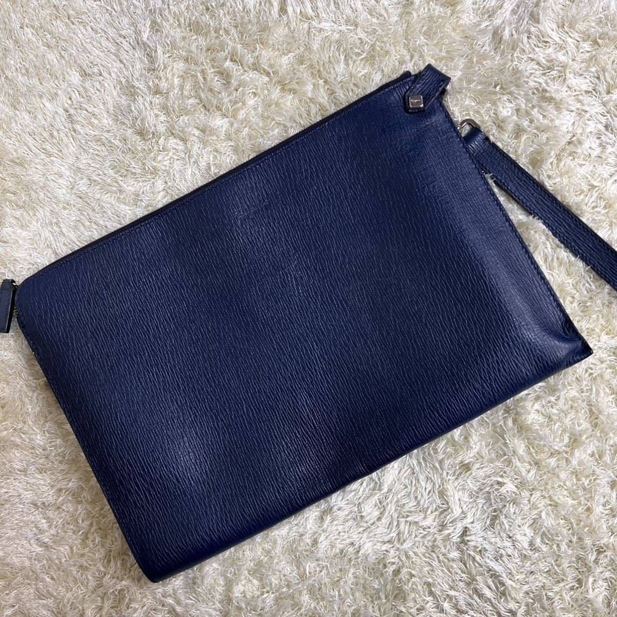 1円 Salvatore ferragamo サルヴァトーレ フェラガモ クラッチバッグ