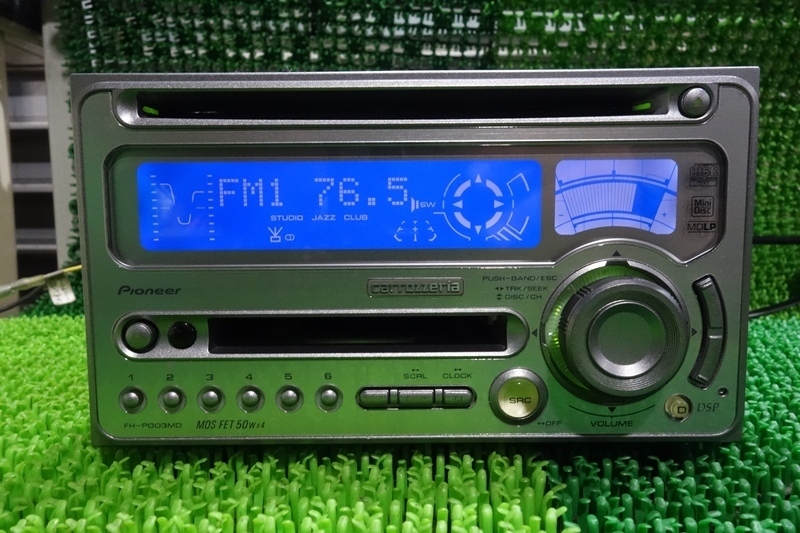 『psi』 カロッツェリア FH-P003MD MDLP & IP-BUS 対応 CD・MDメインユニット MD再生不良 外観美品_画像2