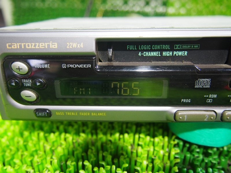 [psi] Carozzeria KEH-P3066ZY 1DIN size cassette deck there is defect goods 2 pcs. set Daihatsu original option goods that time thing old car high so car 