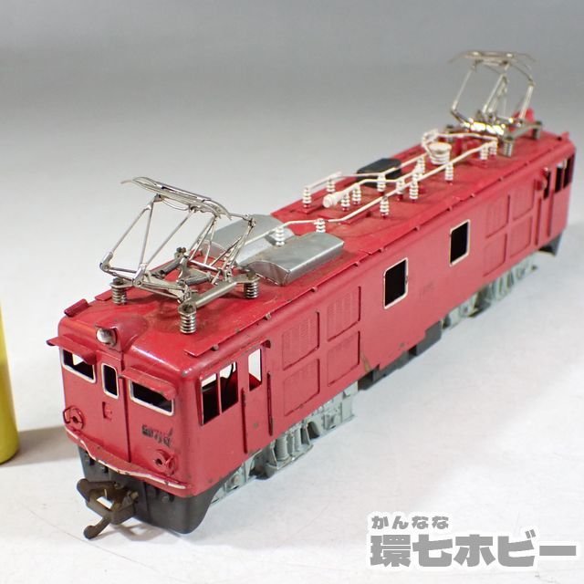 HOゲージ ED17形電気機関車 ブラスモデル 不動ジャンク Yahoo!オークション - KM64 HOゲージ メーカー不明 ED71 ED715