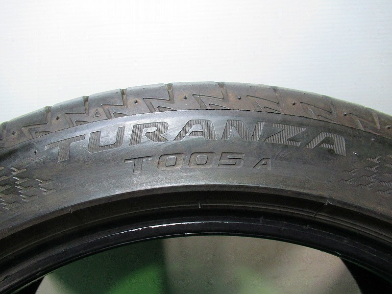 【宮城発】235/45R18 94W★8分山 ブリヂストン TURANZA T005A 2017年 2本 中古 ノーマル【送料無料】MYG-2231★_画像7