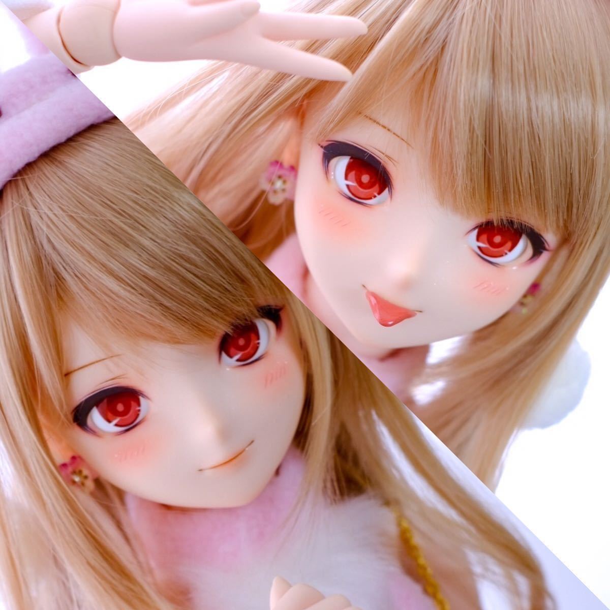 【Cube。】No.441 ドルチェドール Dollce Doll Cヘッド カスタムヘッド＋パテアイ＋舌パーツ＋樹脂ピアス_画像1