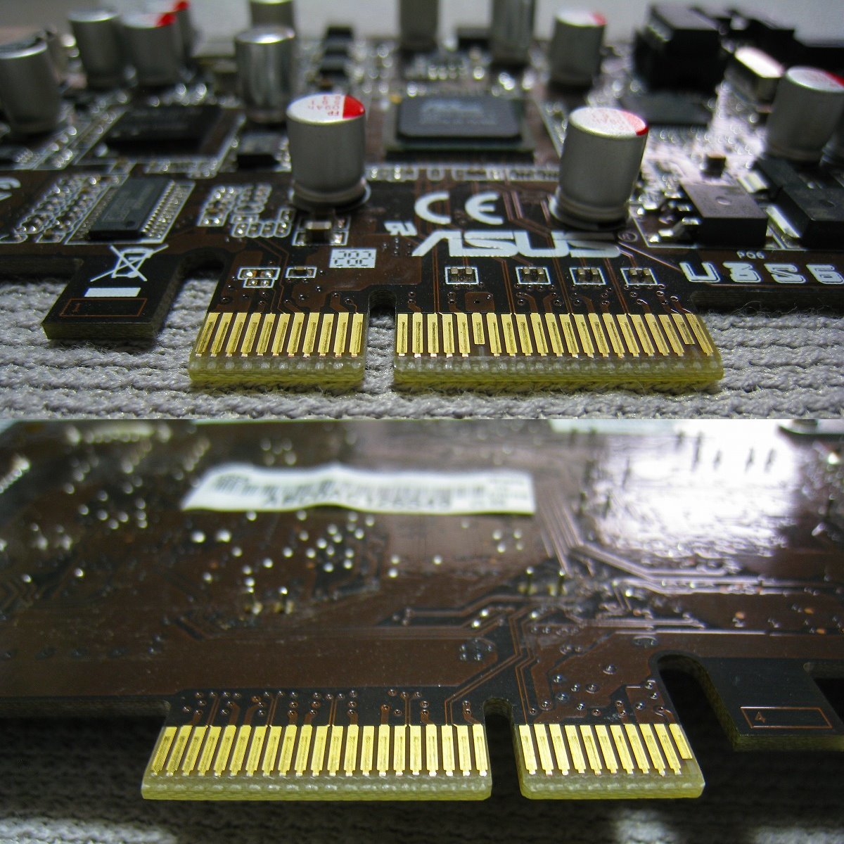 【中古】ASUS PCI-Expressx4接続 SATA6.0Gbpsx2 USB3.0x2ポート増設カード U3S6_画像8