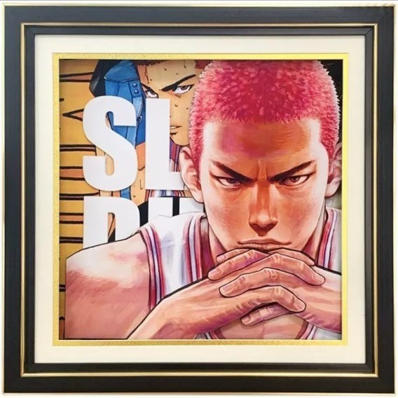 SLAM DUNK スラムダンク 立体画 3D アート ◎湘北高校バスケ部 SLAM DUNK スラムダンク 立体画 3D アート ◎湘北高校バスケ部