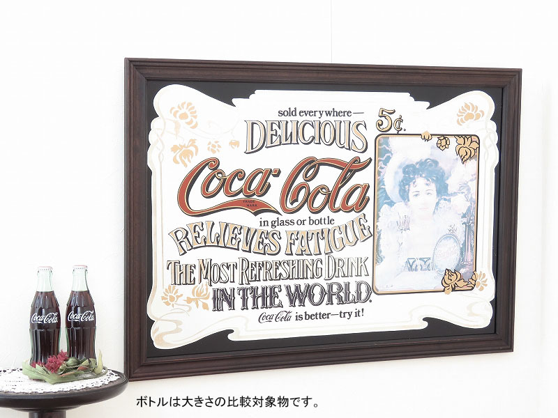 ビンテージ パブミラー Coca-Cola（コカ・コーラ） A-4466-6 | charcas