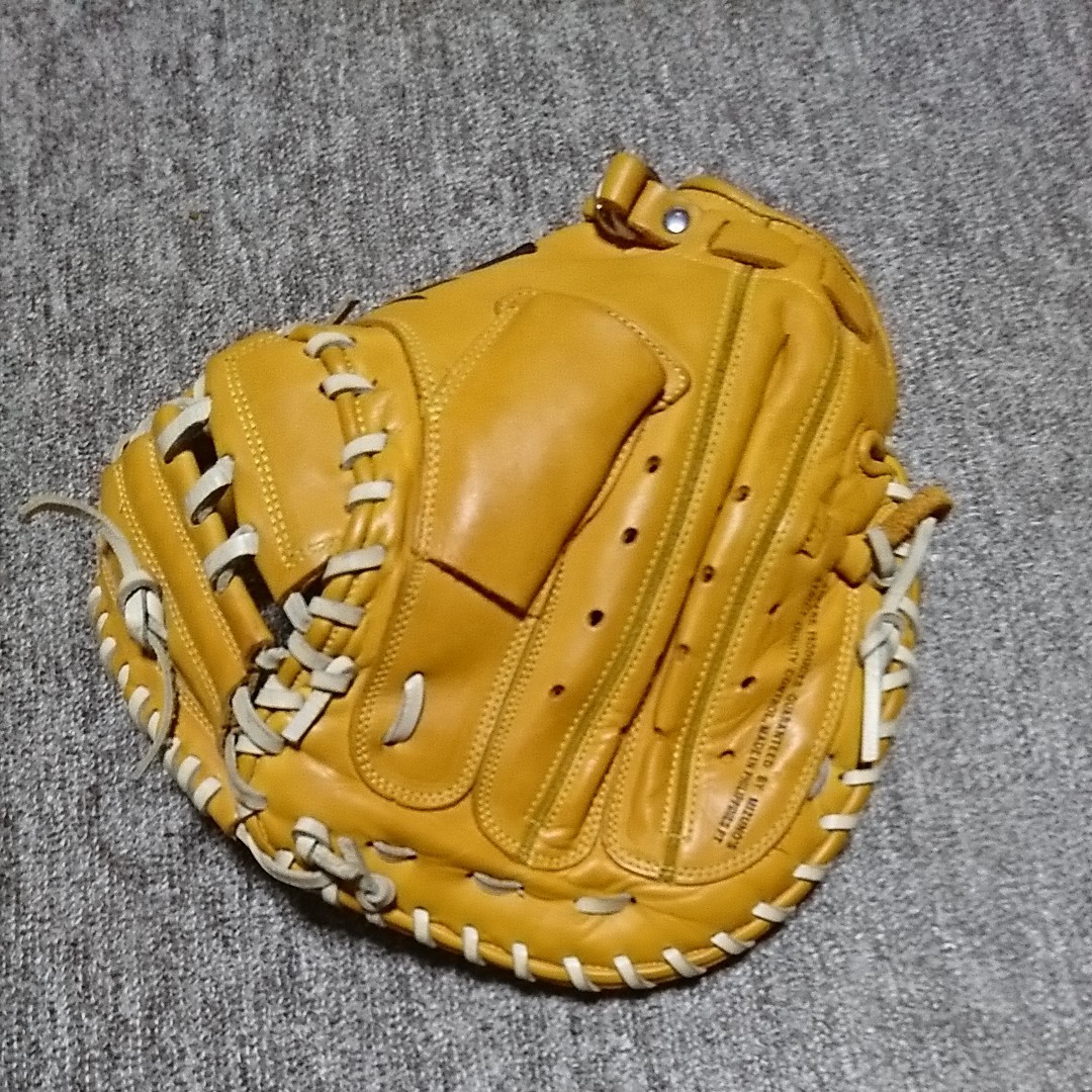 ミズノ ビューリーグ 軟式用 キャッチャーミット Mマーク 中古品 ミズノ ビューリーグ 軟式用 キャッチャーミット Mマーク 中古品