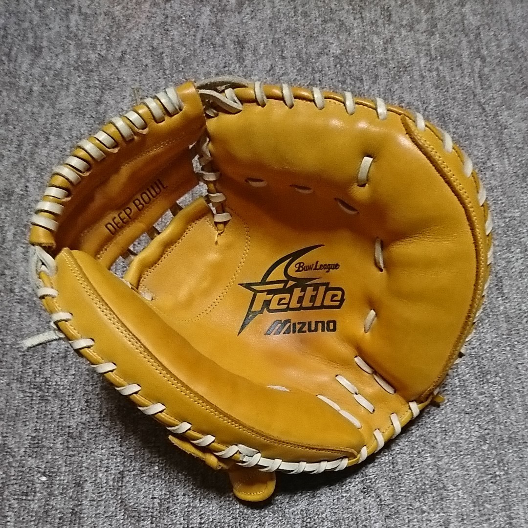 ミズノ ビューリーグ 軟式用 キャッチャーミット Mマーク 中古品 ミズノ ビューリーグ 軟式用 キャッチャーミット Mマーク 中古品