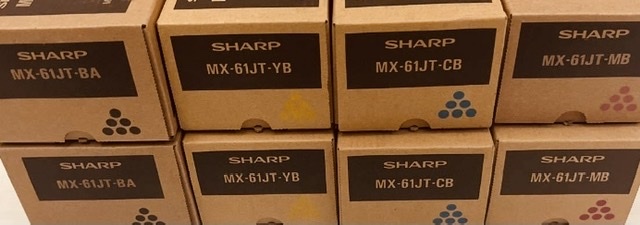 送料無料 即決 シャープ 純正トナー MX-61JT CB/MB/YB/BA 4色2セット 8