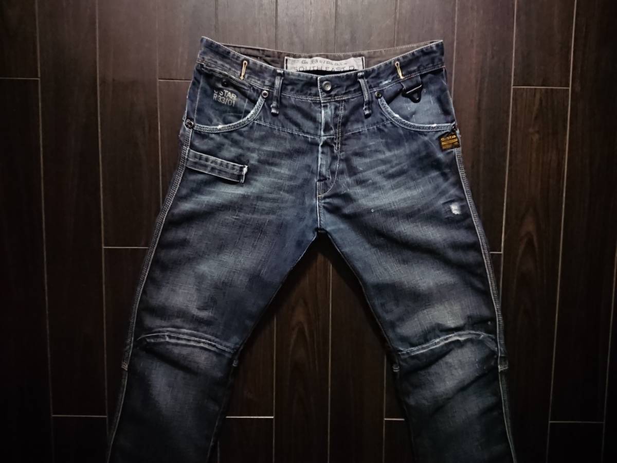 G-STAR RAW♪RAFF JACK PANT♪ジースター♪立体裁断♪希少♪W33 L32♪50221 38 581_G-STAR RAW / RAFF JACK PANT ♪