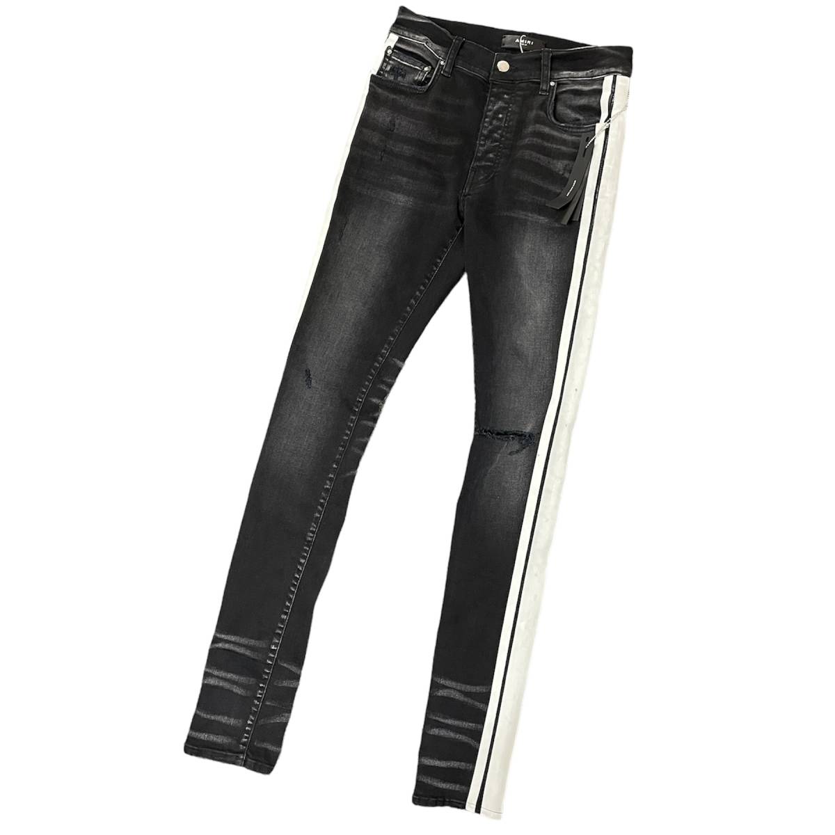 定価139700円 国内正規 新品 □ AMIRI TRACK JEANS ラインパンツ