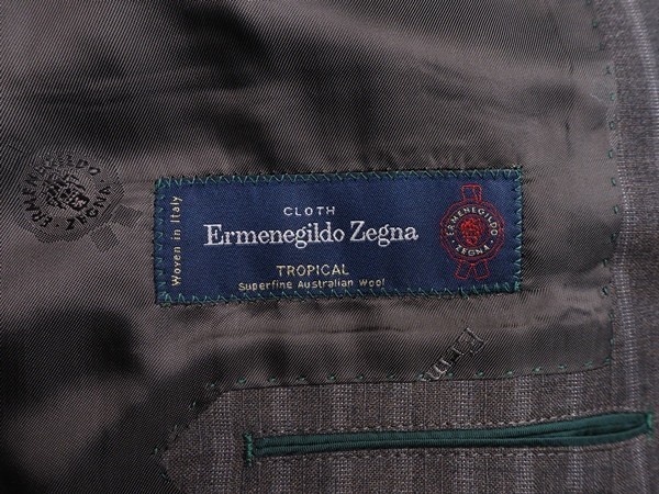 Ermenegildo Zegna TROPICAL SUPERFINE AUSTRALIAN WOOL made in Italy