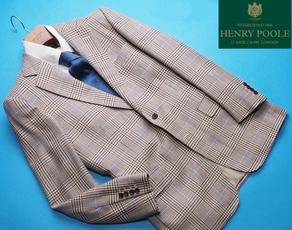 HENRY POOLE ヘンリープール テーラードジャケット サイズAB7 アウター