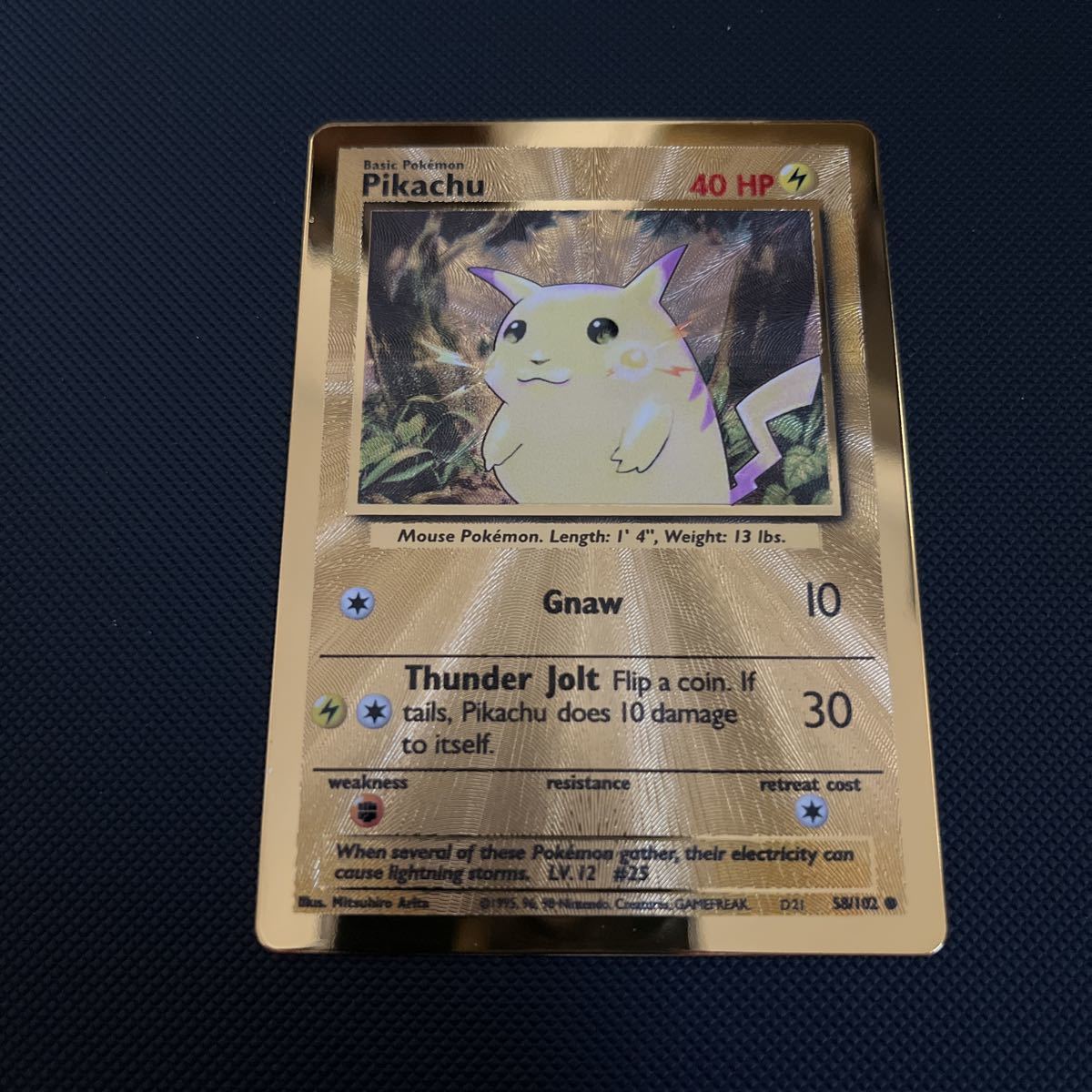 ポケモンカード メタルカード海外 正規品 金属製 リザードン