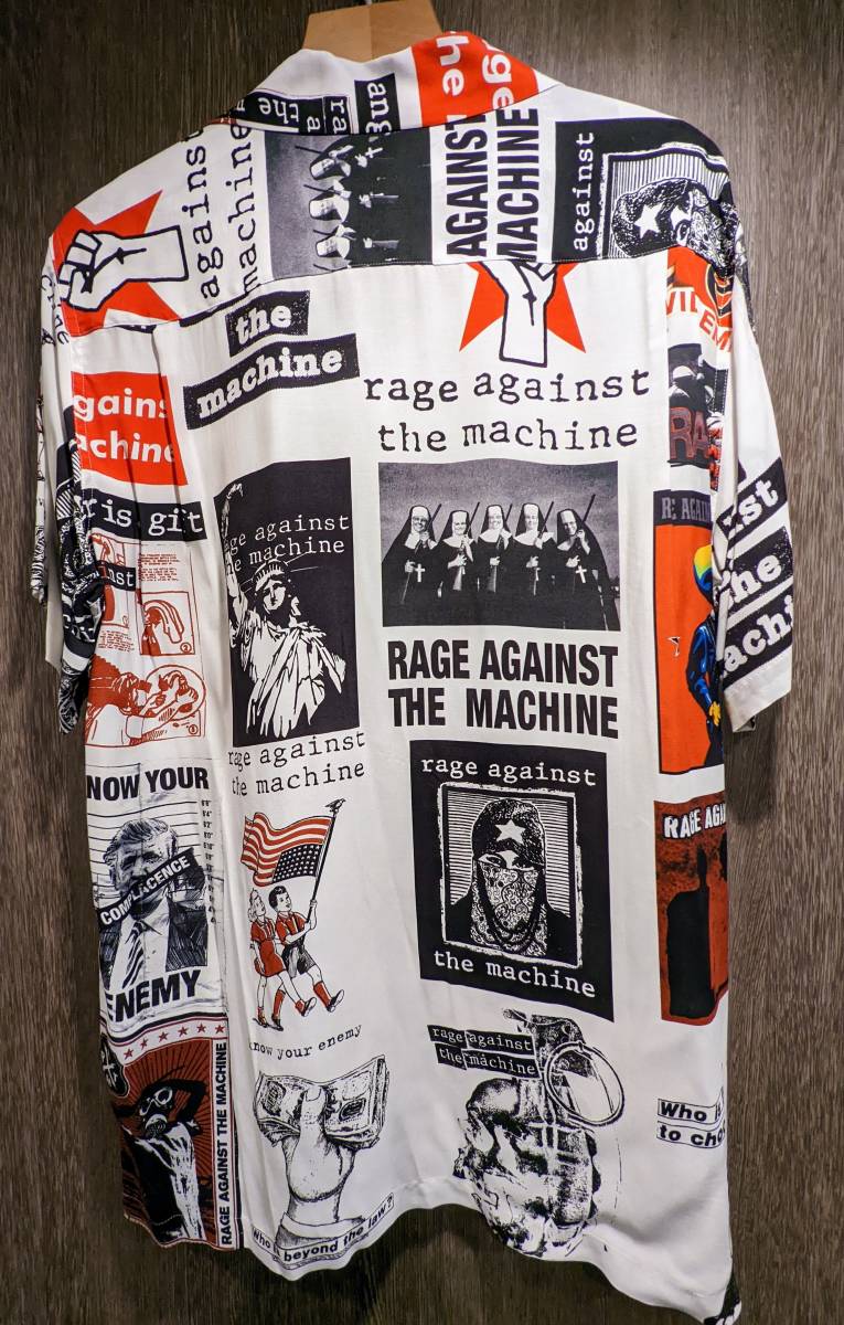 送料込/新品同様20ss WACKO MARIA RAGE AGAINST THE MACHINE HAWAIIAN