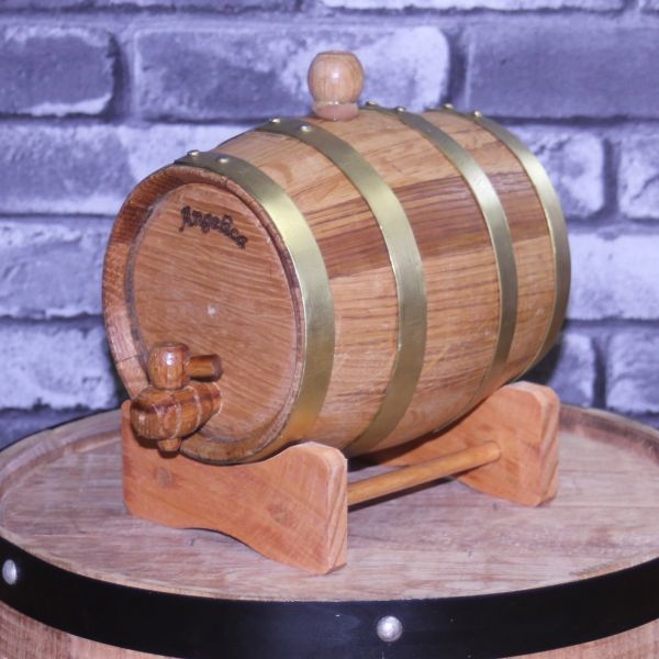 オーク製ミニ樽 熟成 & サーバー オリジナル ウイスキーを造る 1G(厨房 