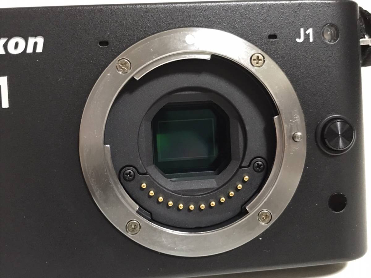 美品 ショット数約400枚 Nikon 1 J1 ニコン ボディ ブラック ミラーレス一眼カメラ デジタルカメラ_画像3