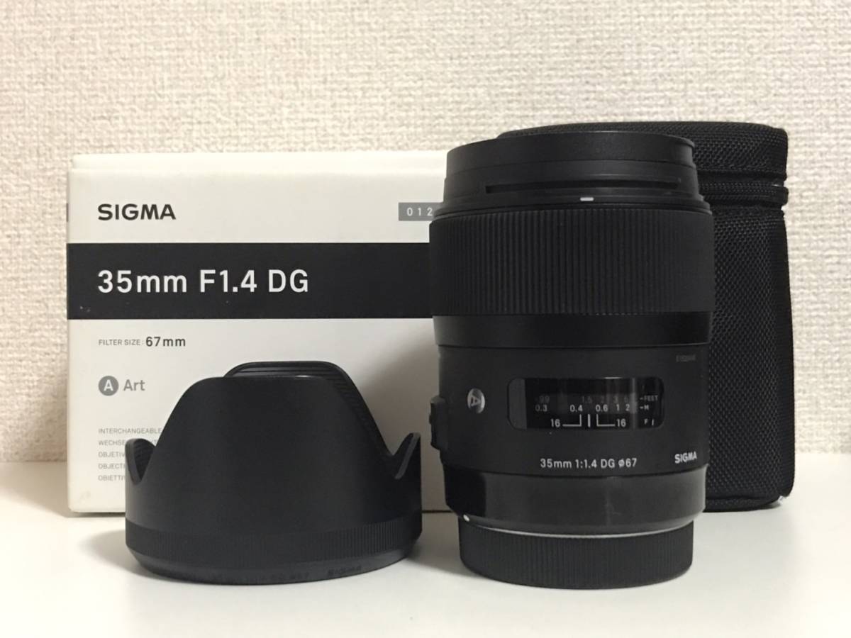 SIGMA Art 35mm F1.4 DG HSM Canon EFマウント シグマ 短焦点レンズ ...