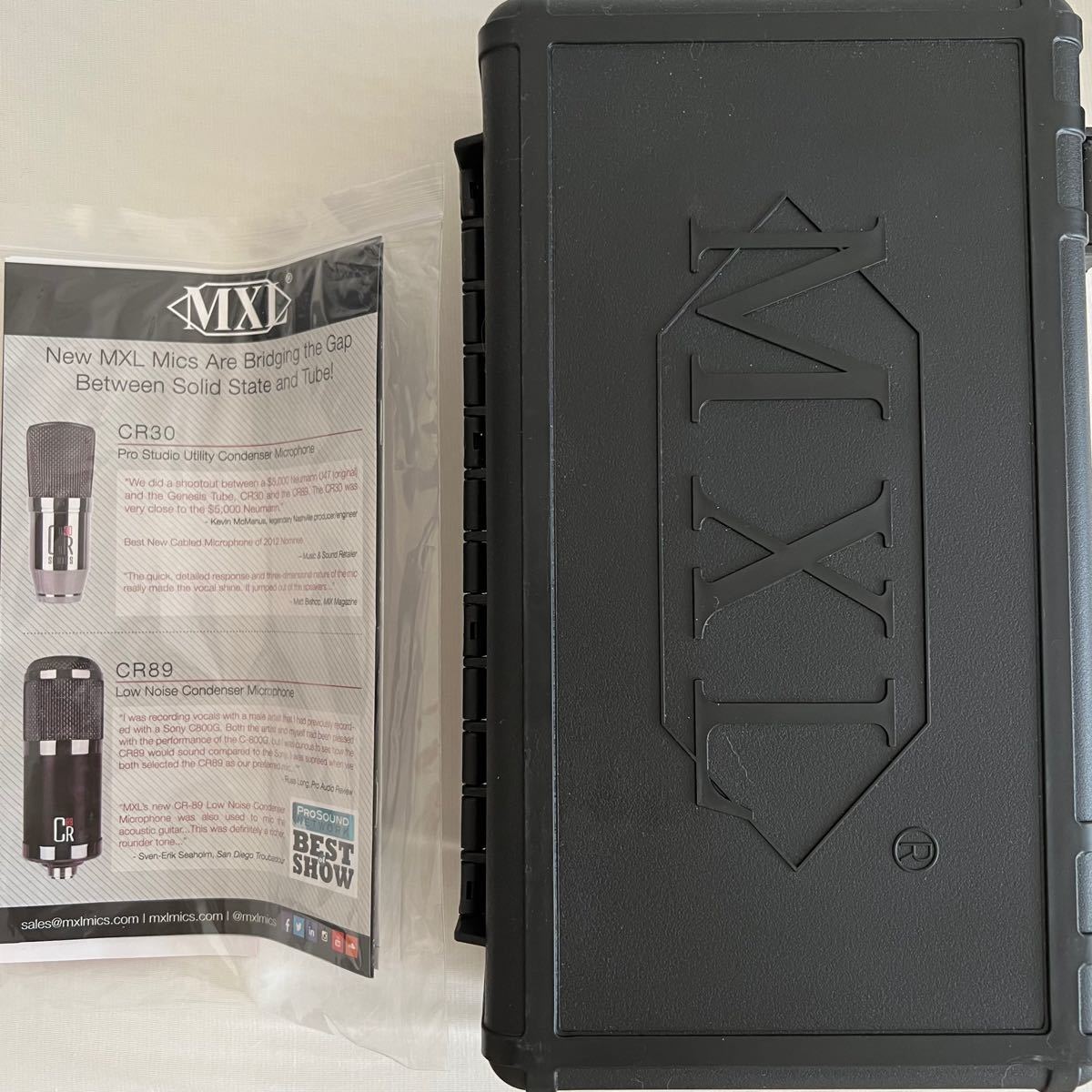 美品 MXL ( エムエックスエル ) MXL550/551 コンデンサーマイク ...