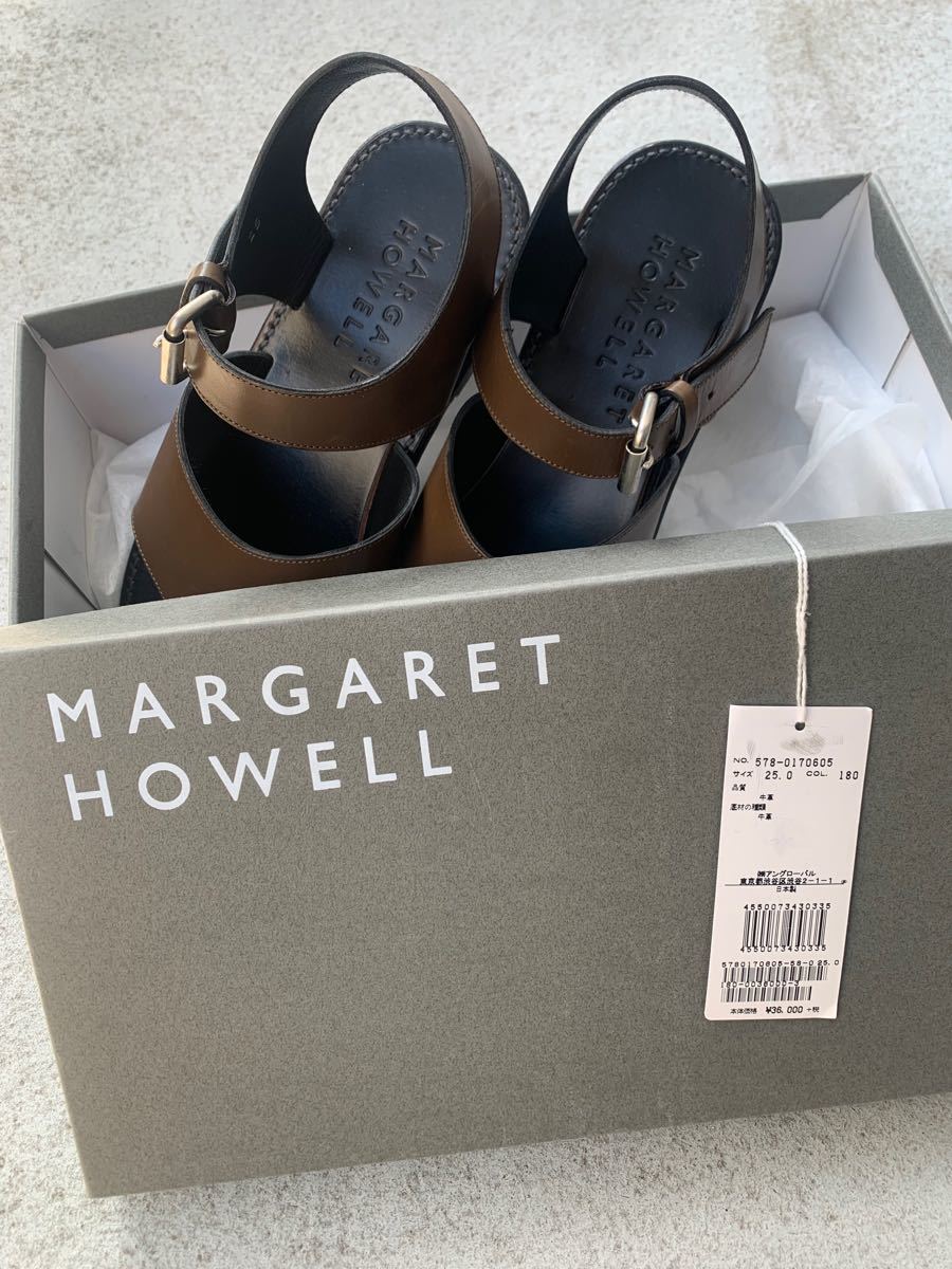 マーガレットハウエル MARGARET HOWELL レザーアンクルストラップ