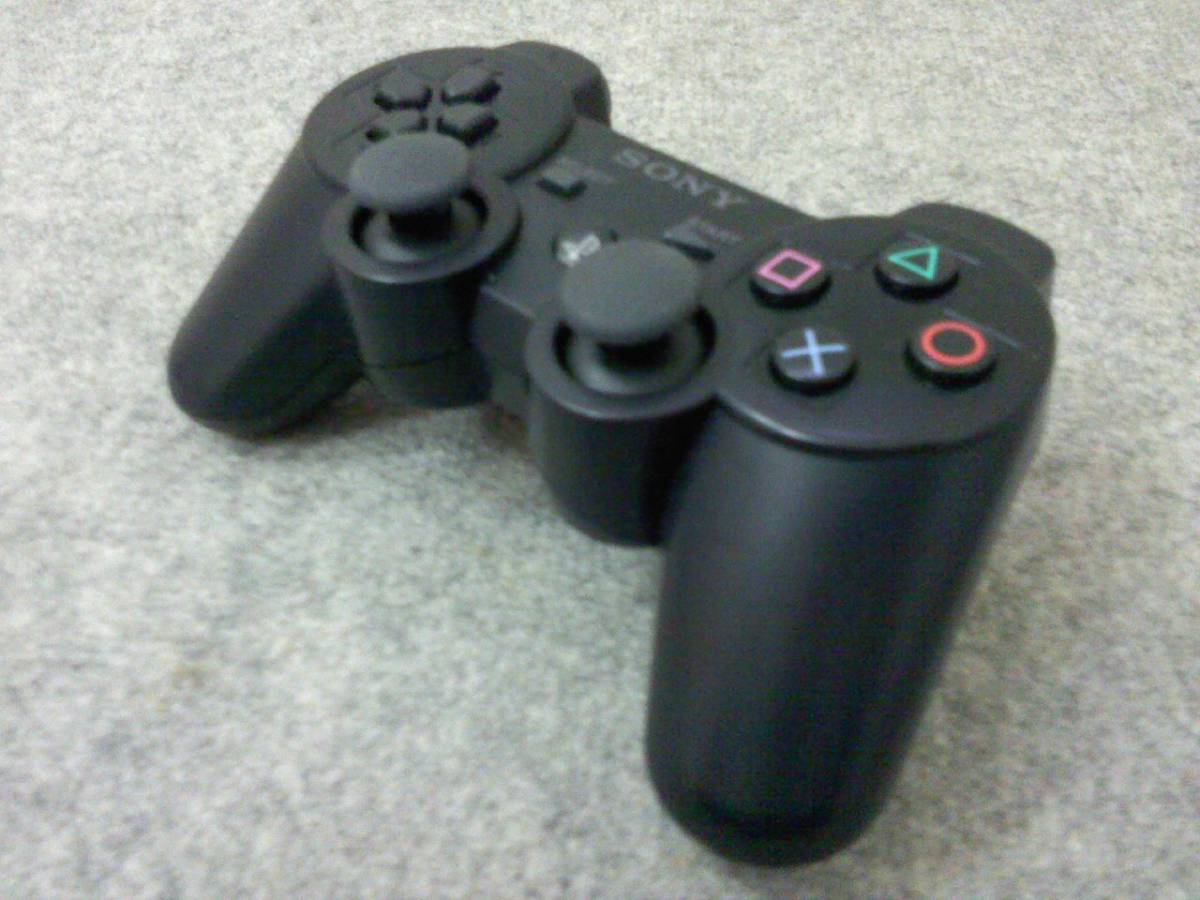 Playstation3 コントローラー ケーブル セット　　　　　　　　　　SONY PS3 ブラック プレイステーション クラシック 充電 バッテリー USB_画像1