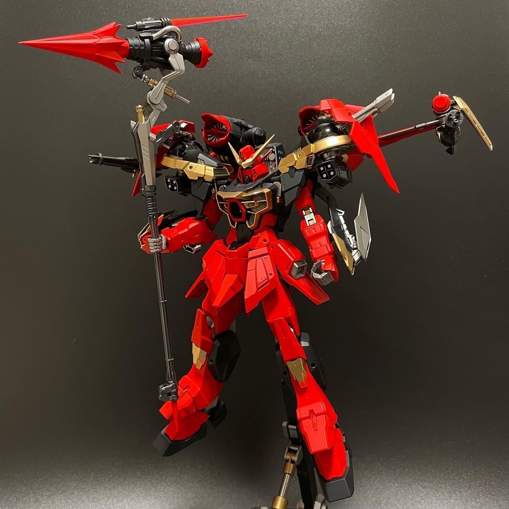 Yahoo!オークション - FM 1/100 エールカラミティガンダム（全塗装完成